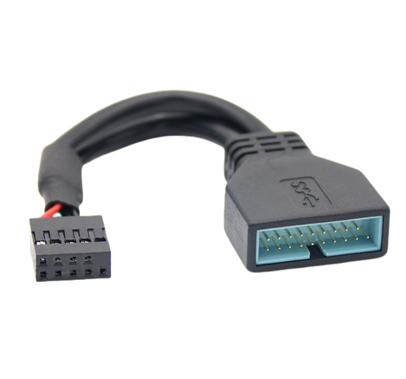 USB 3.0 19 pin to USB 2.0 9 pin internal adapter cable 15cm