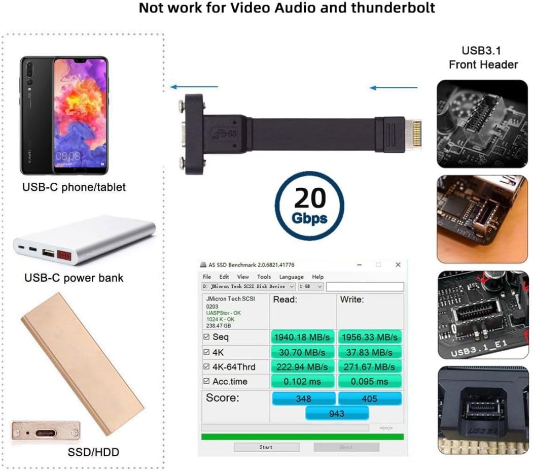 USB 3.2 Gen2x2 20Gbps USB-C PCI-E