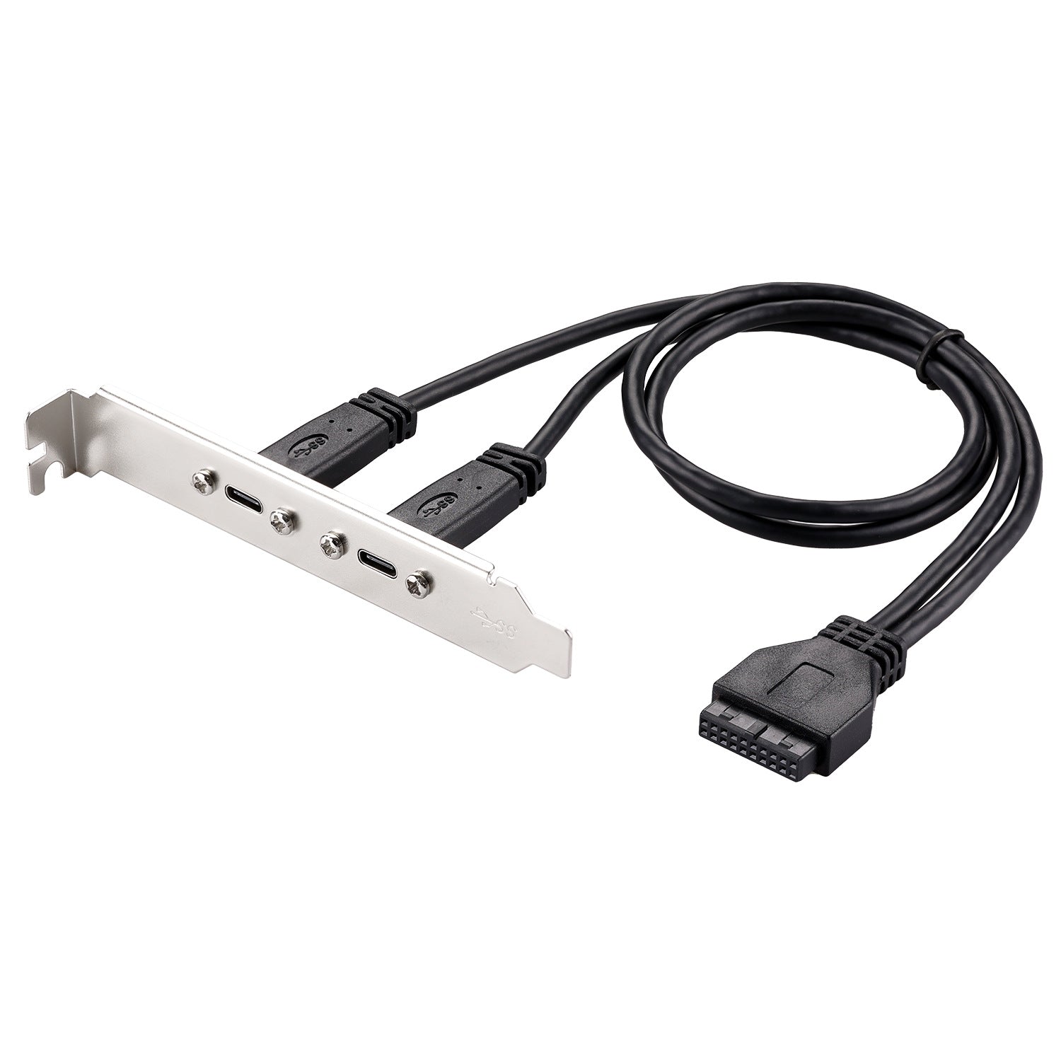usb-3-20pin-to-dual-usb-c-pci-bracket-cable-main