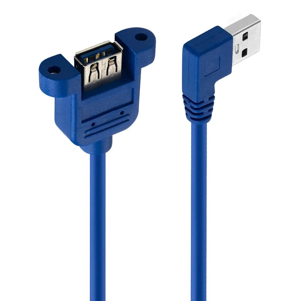 USB 3.0 female panel mount connector cable