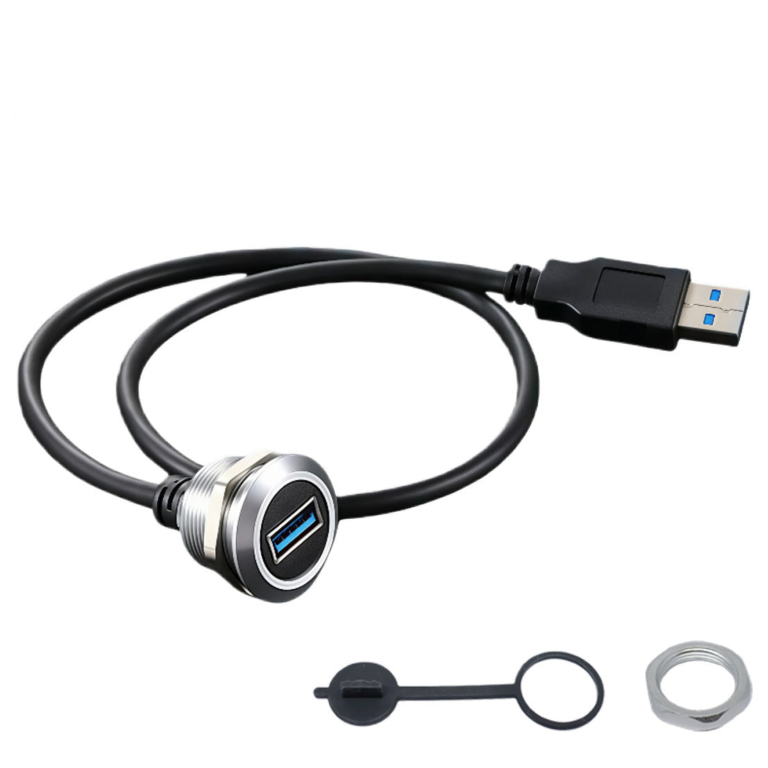 USB A panel mount cable