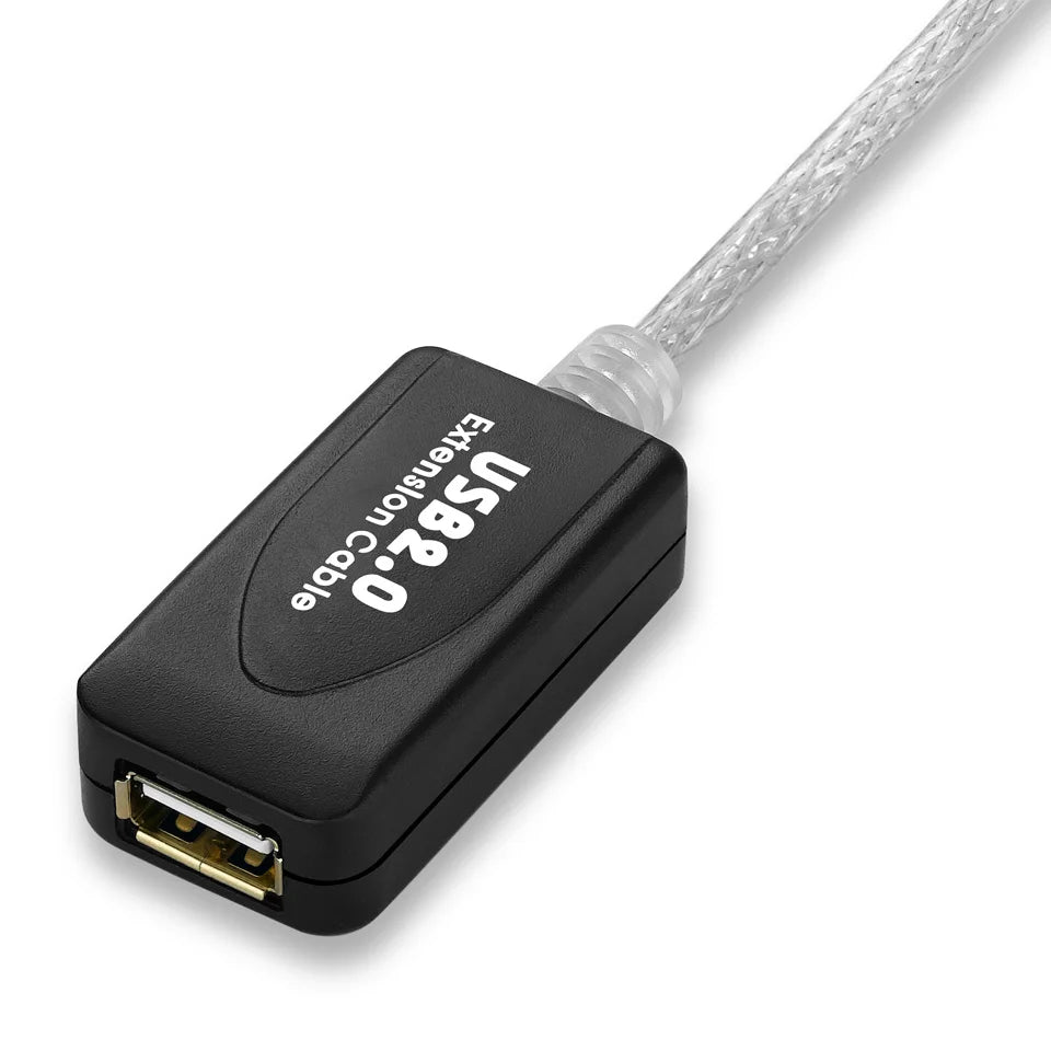 Close up of USB 2.0 active repeater signal booster module