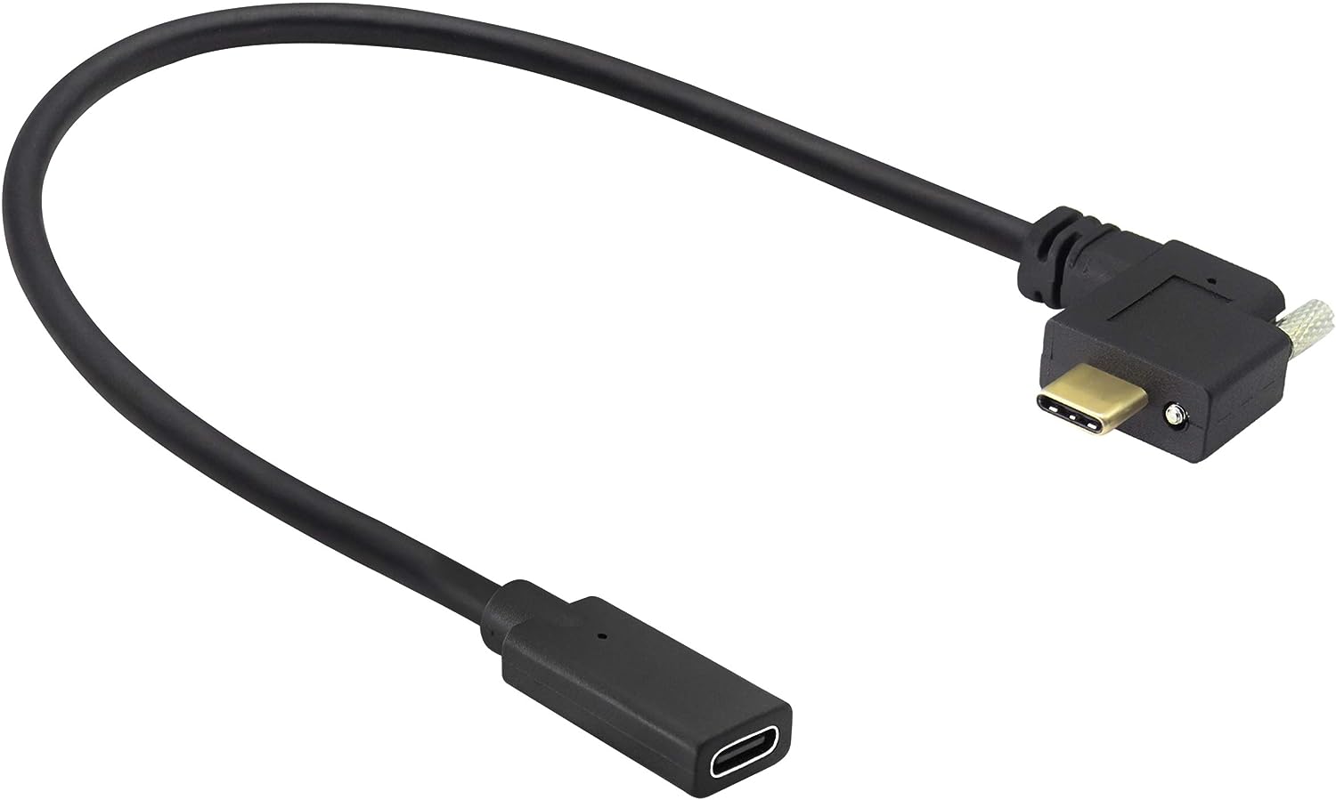 USB-C 10Gbps angled extension cable for tight spaces