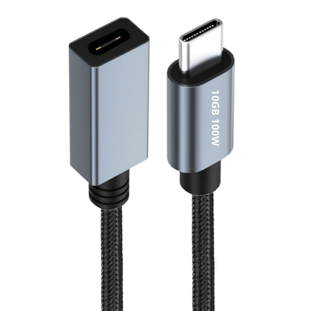 USB C male to female extension cable with 10Gbps data 