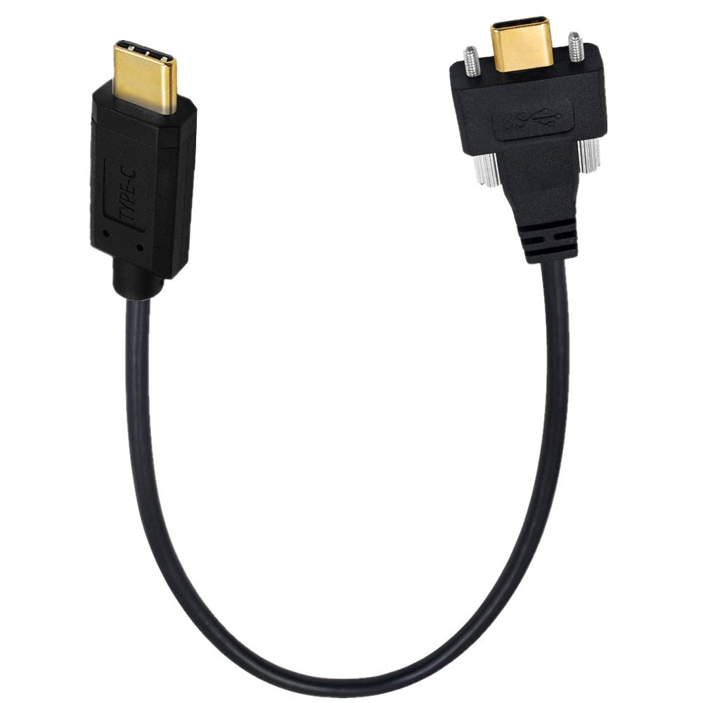 USB C panel mount cable for industrial and professional installations