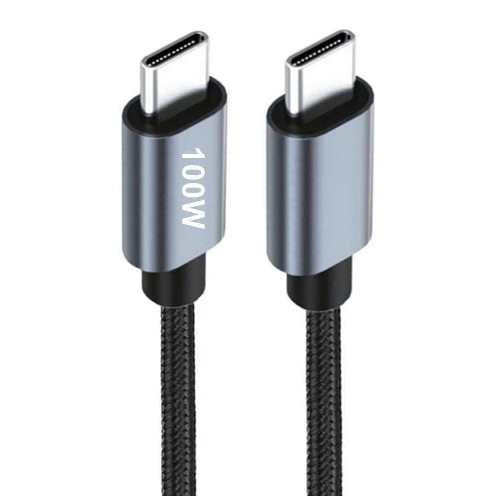 Braided USB Type-C cable for charging and data transfer