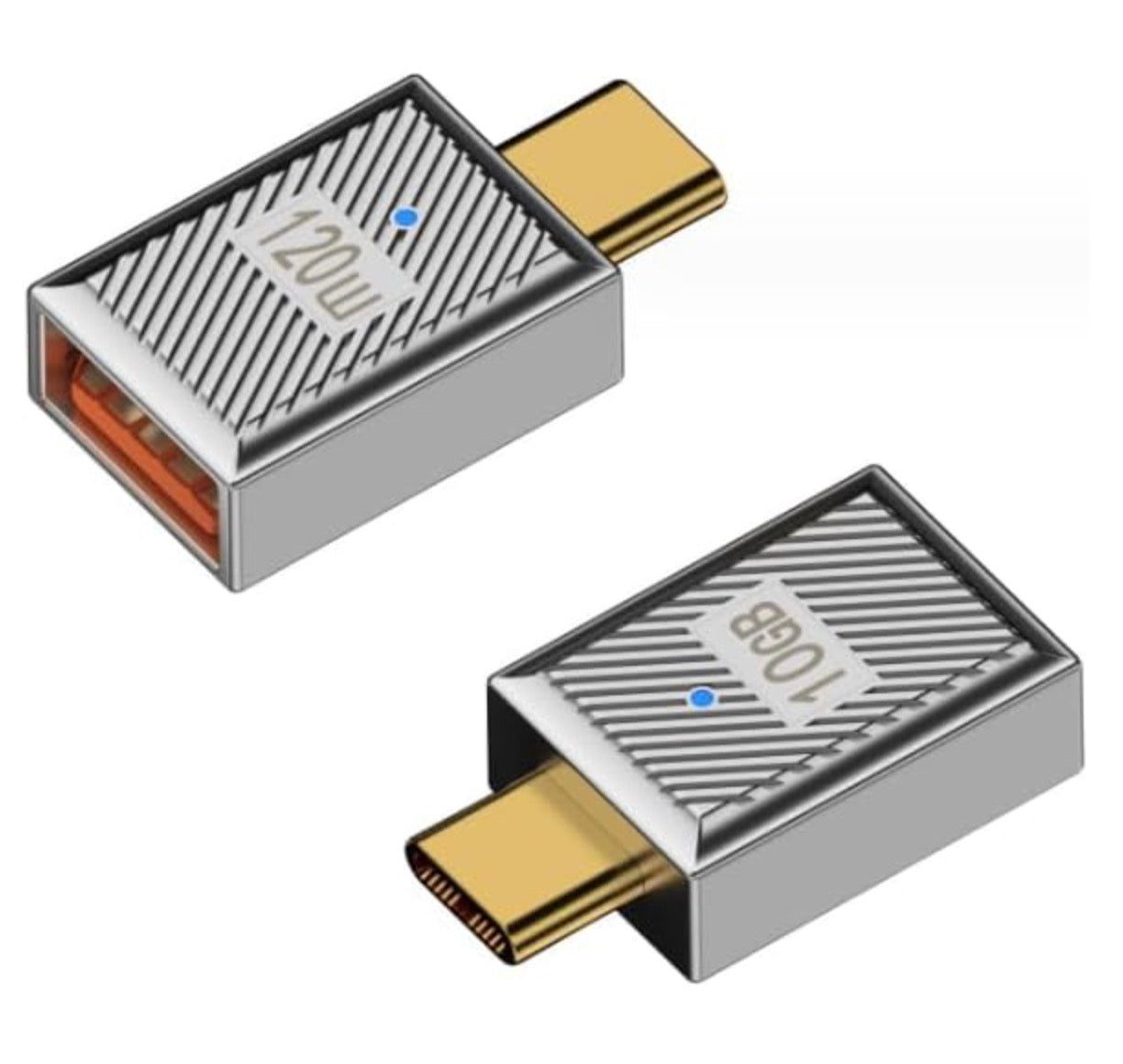 USB C 3.1 male to USB 3.0 Type A female OTG adapter with aluminium alloy housing