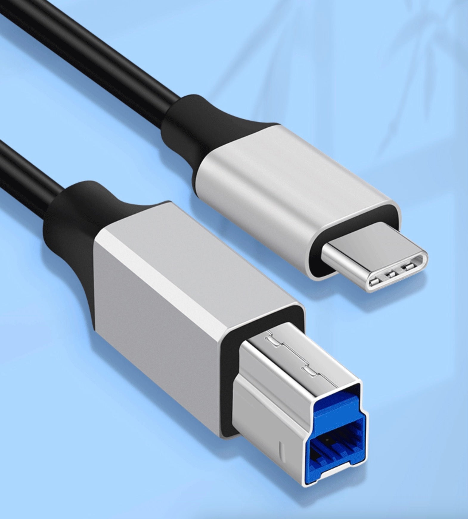 SuperSpeed USB-C to USB-B 3.0 connection cable
