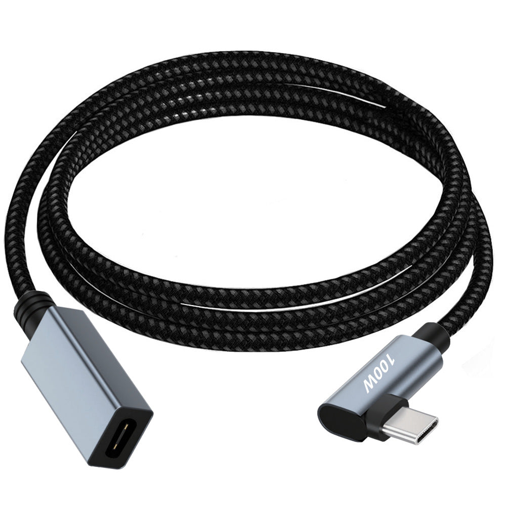 Braided USB C charging extension cable