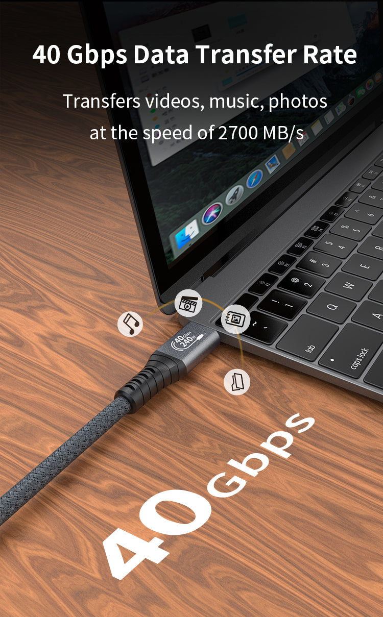 Durable USB-C cable braided design close-up