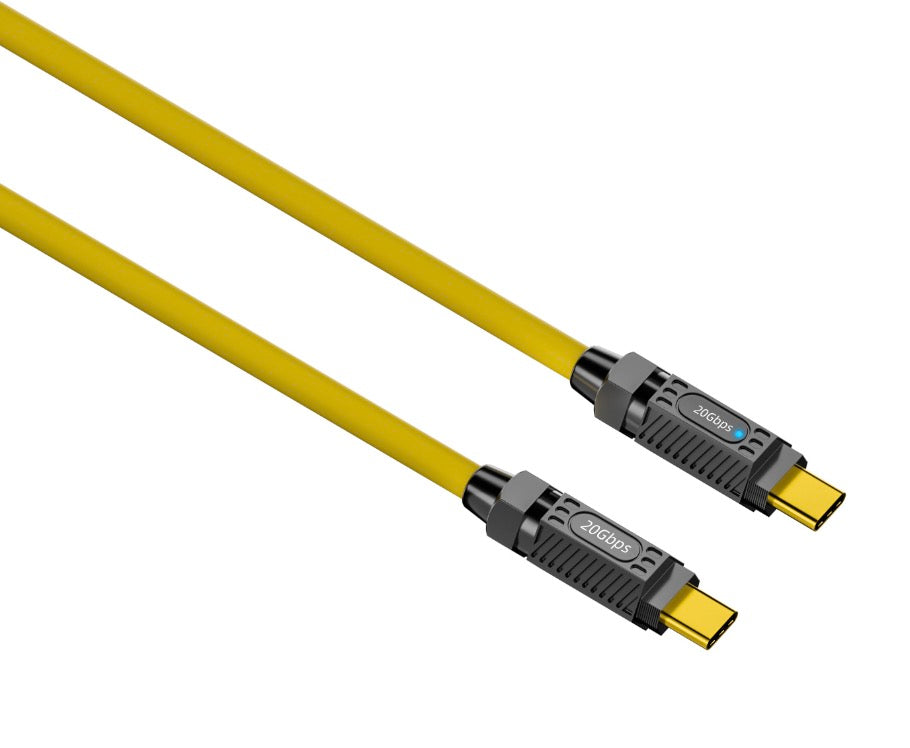 USB C cable supporting ultra fast 20Gbps data transfer speeds