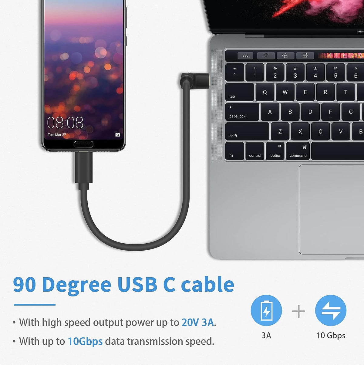 USB-C high speed 10Gbps data cable connector