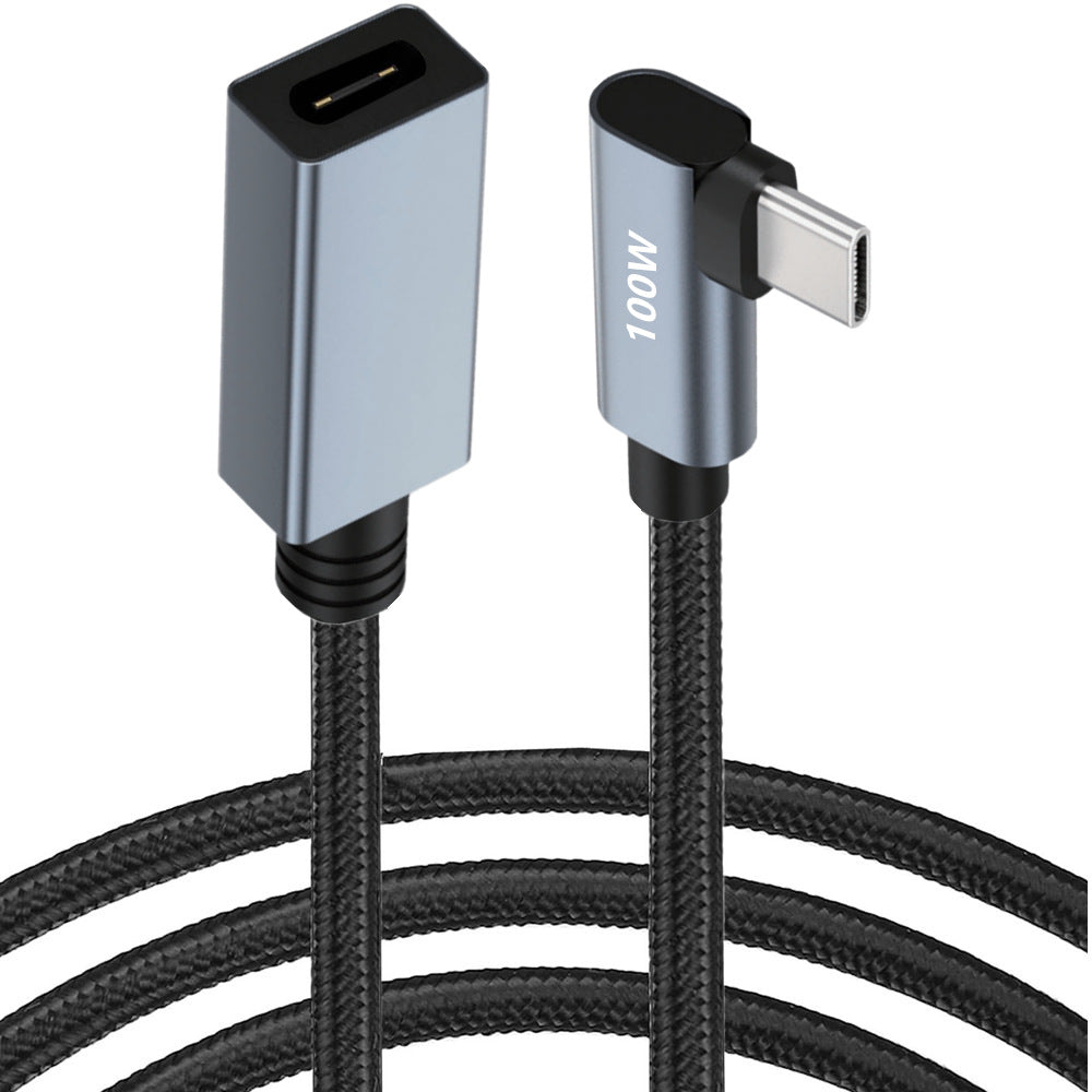 USB C extension cable with PD 100W fast charging support