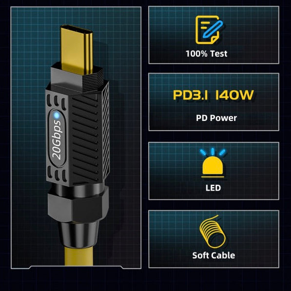 USB C extension cable used in workstation and productivity environments