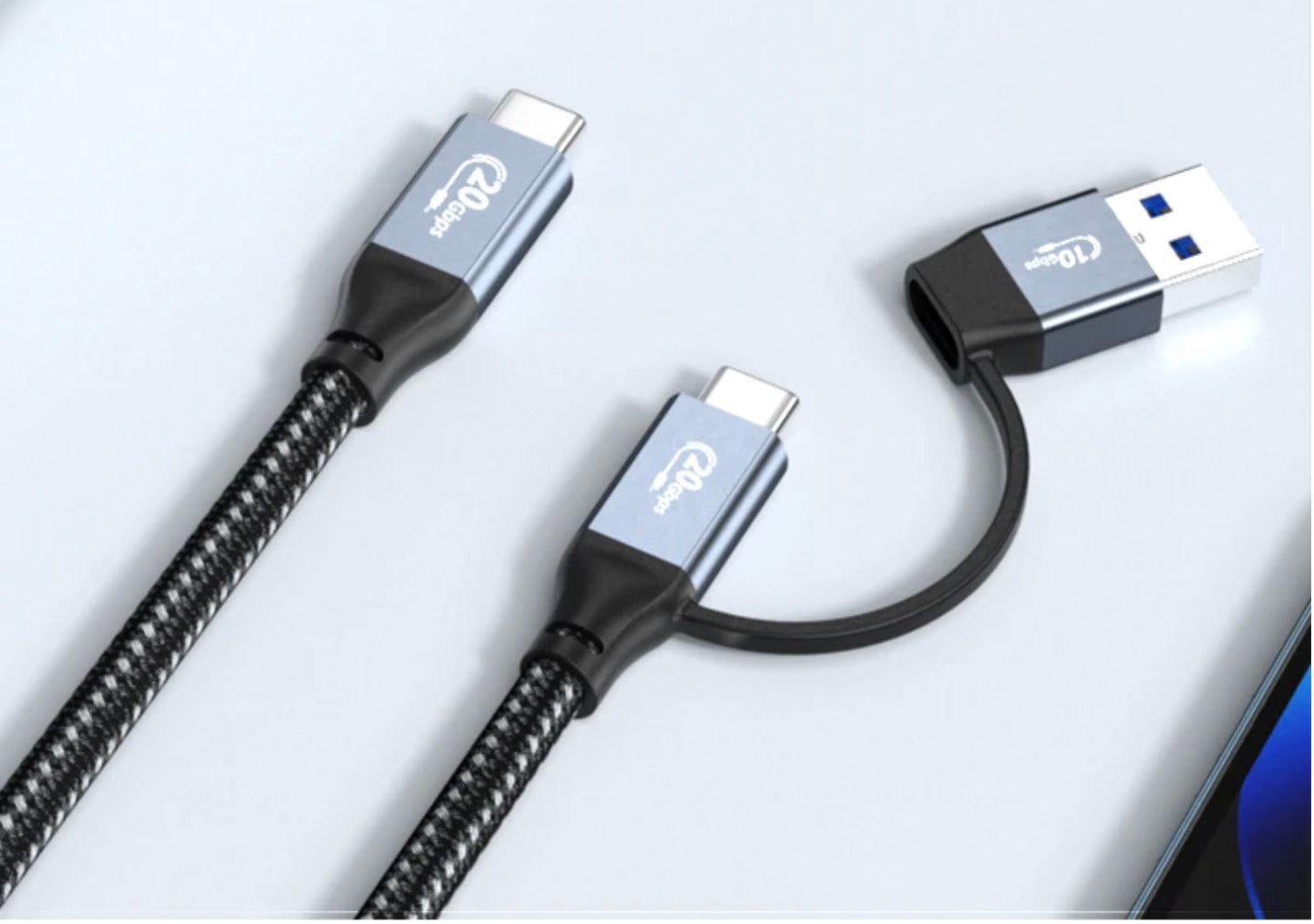 Fast charging USB-C cable with 100W Power Delivery support