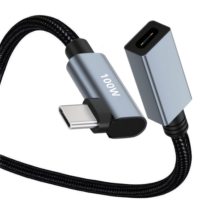 USB C extension cable with 20V 5A power delivery support