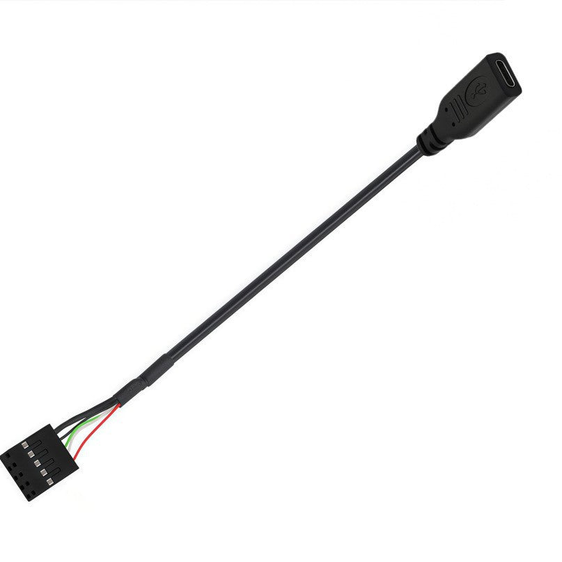 A black USB-C to multi-pin connector cable with a 16-pin female plug and a USB-C male plug, shown on a plain white background.