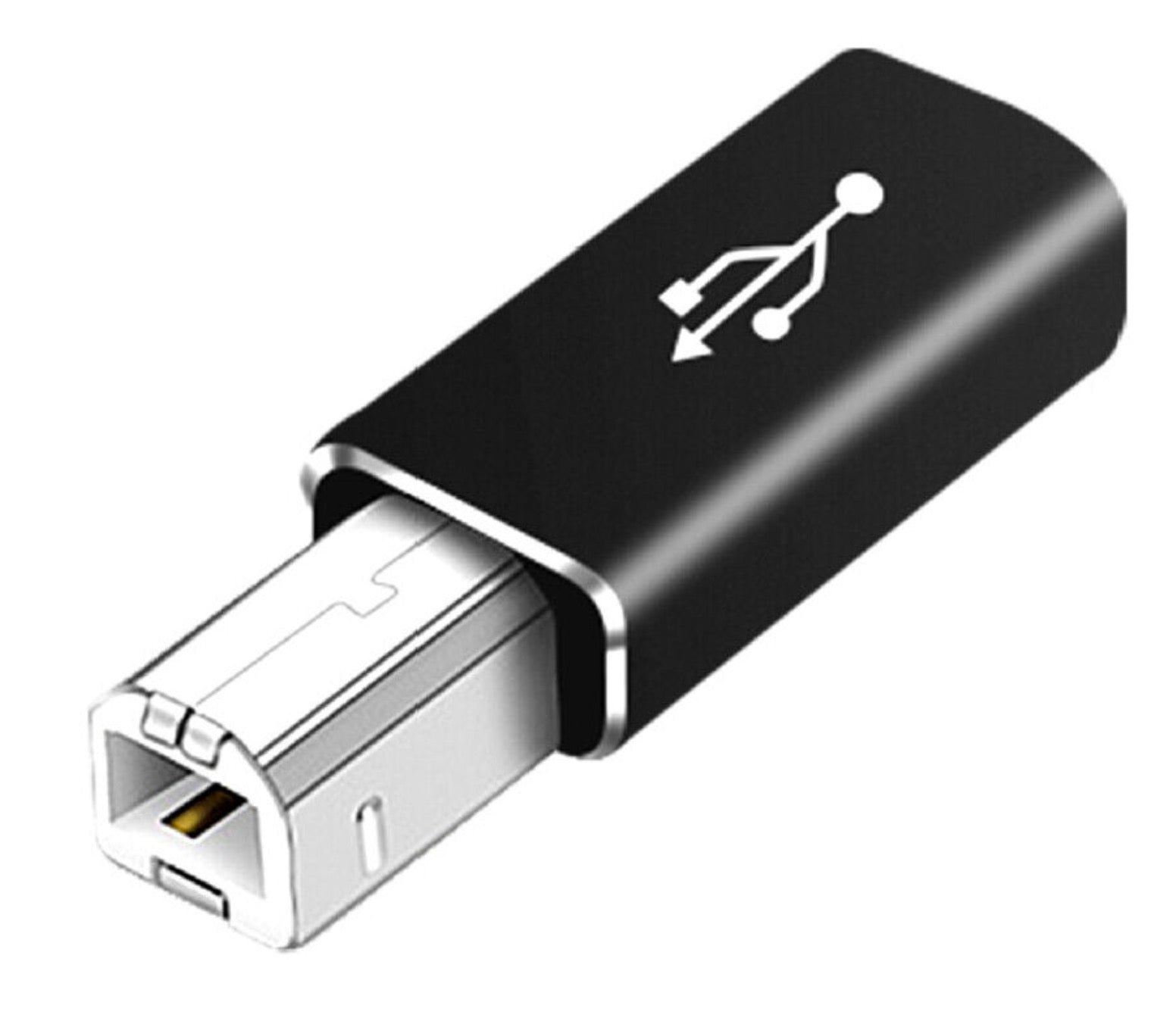 USB C female to USB 2.0 Type B male adapter for printers MIDI keyboards and scanners