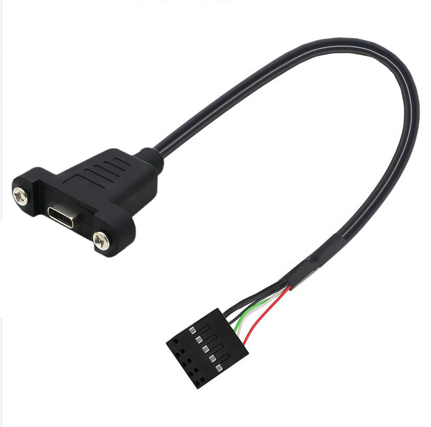 USB-C front-panel adapter cable for PC case