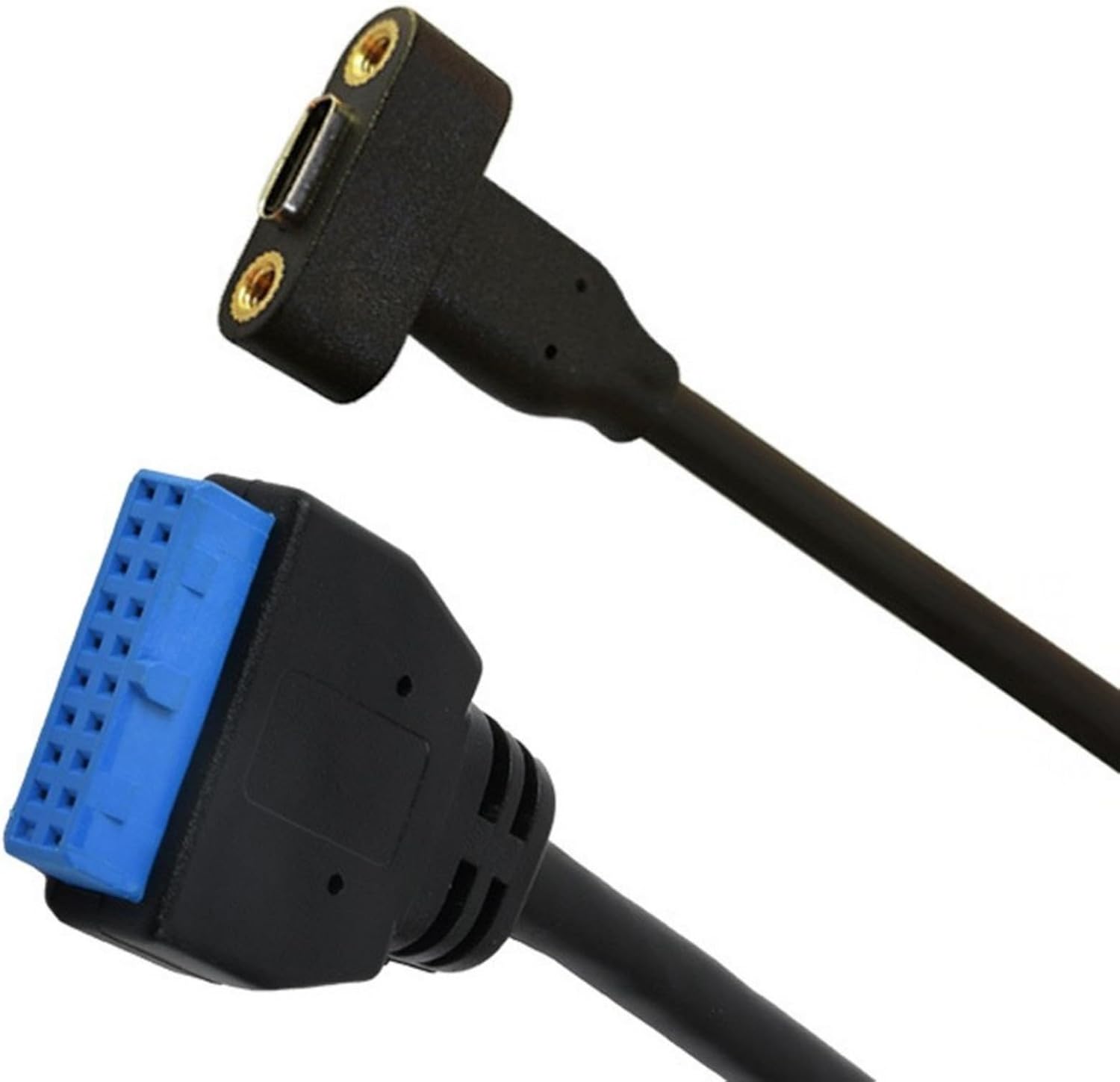 USB-C front panel extension cable for PC internal connection