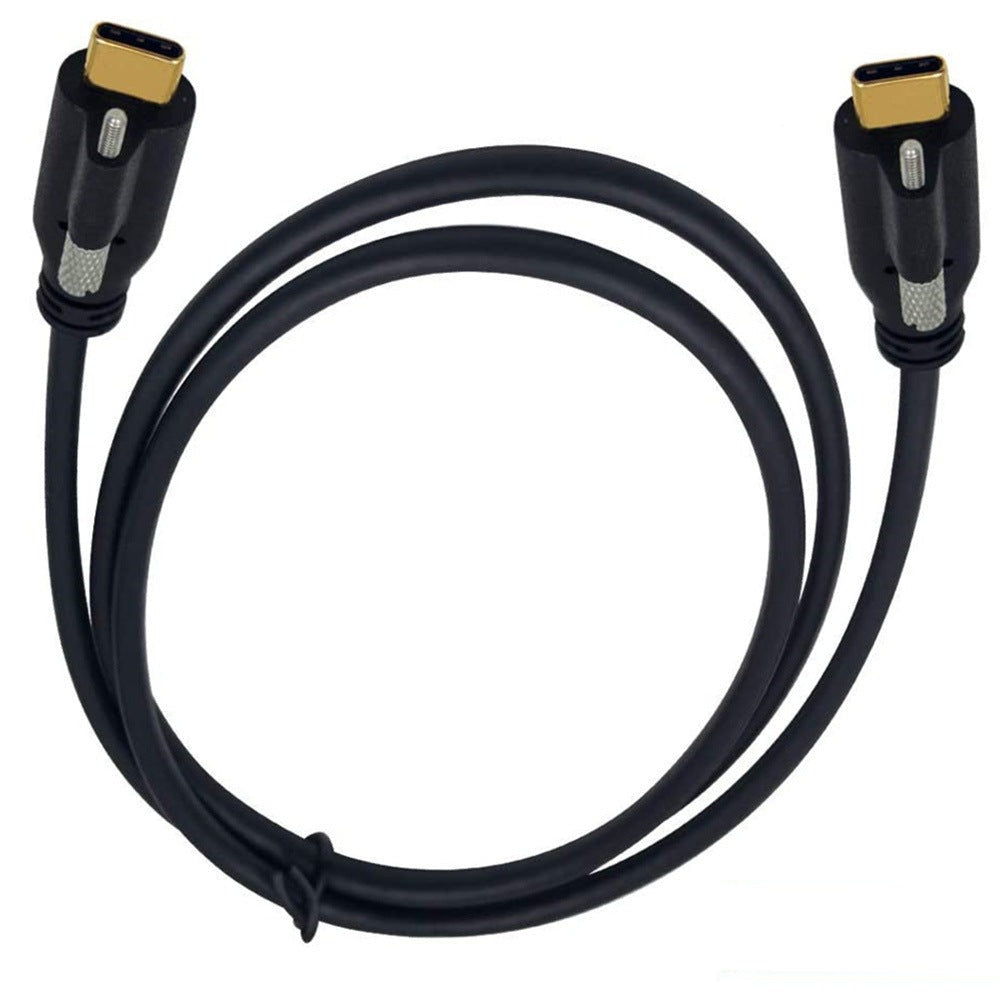 Industrial USB C cable for secure panel installations
