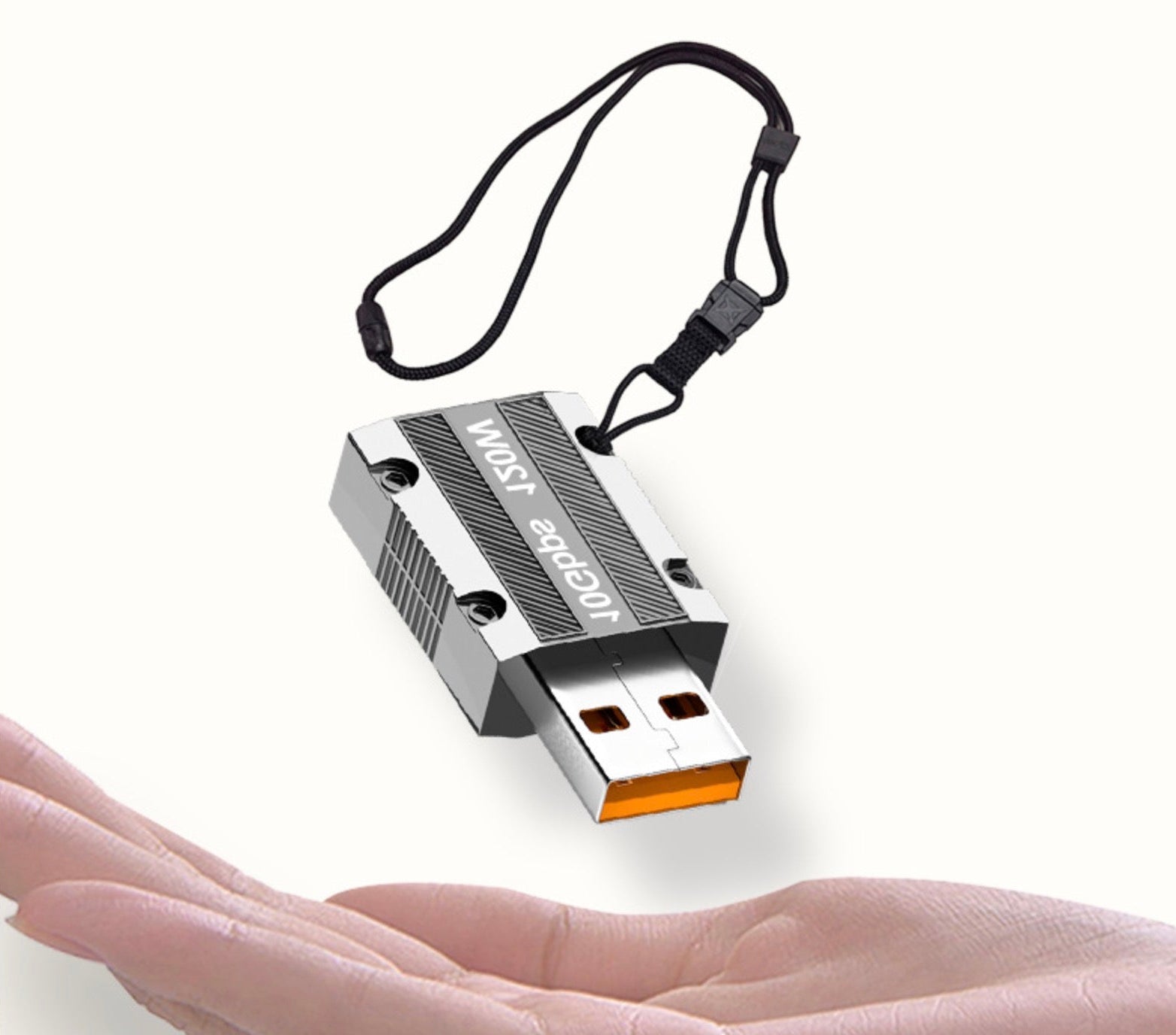 USB C adapter connected to laptop and compatible USB accessories