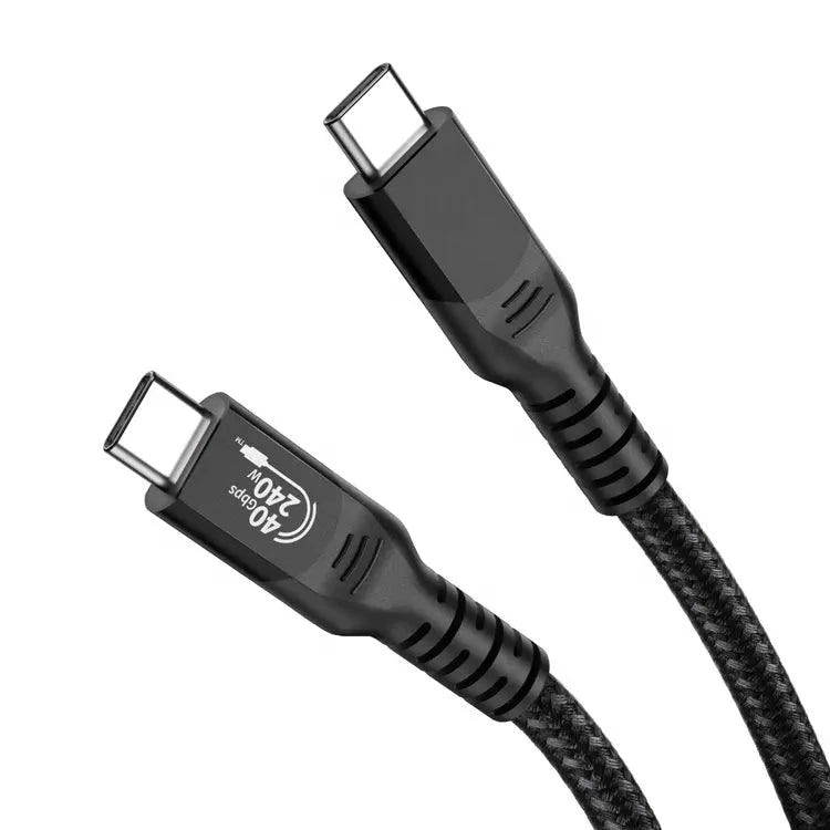 USB-C male to male cable 40Gbps high speed data transfer