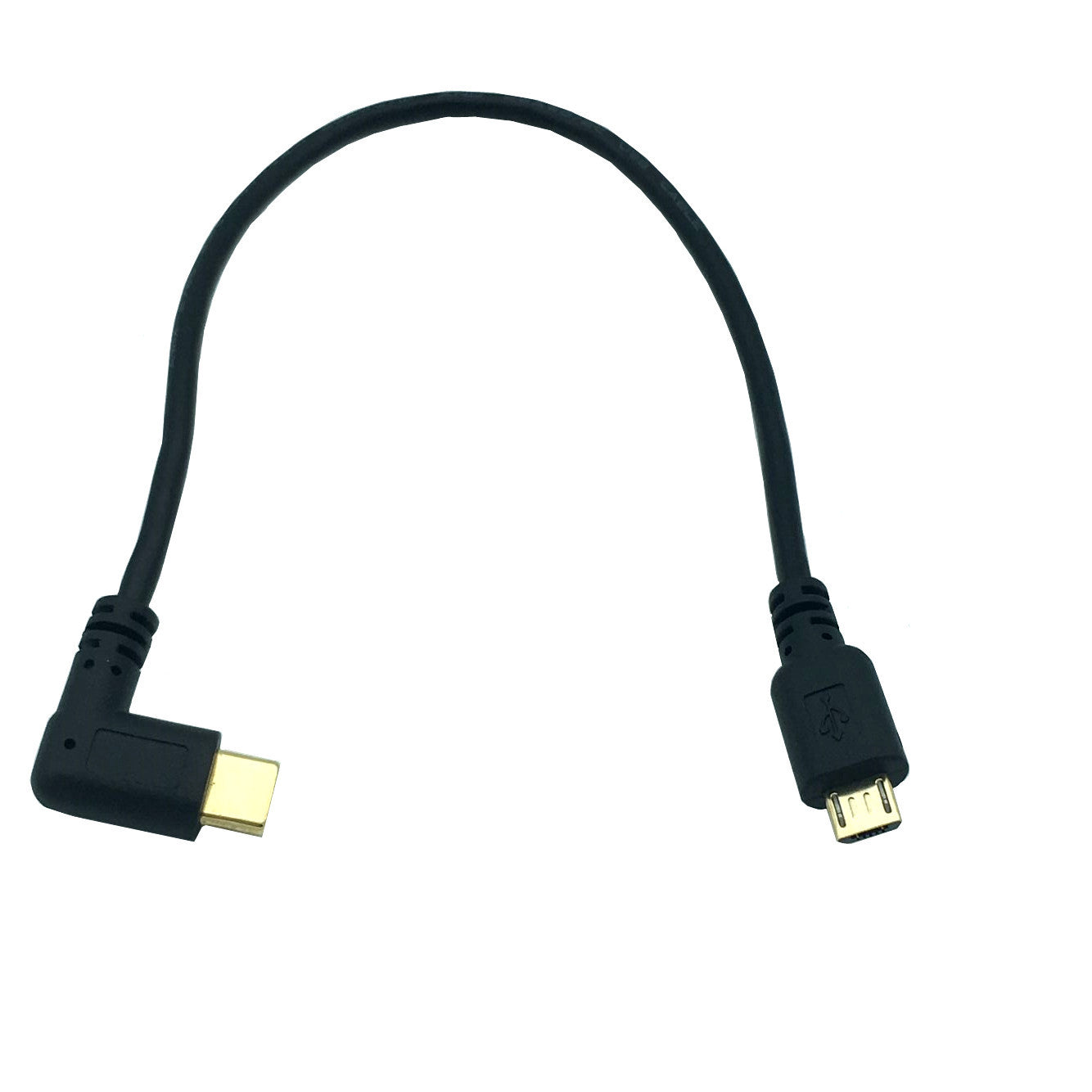 USB-C to Micro USB right angle charging 