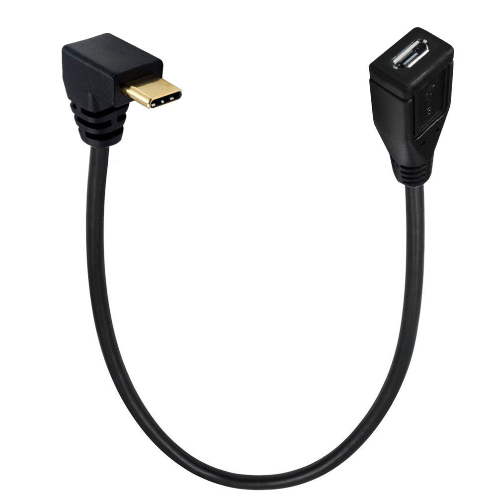  USB-C to Micro USB straight adapter cable