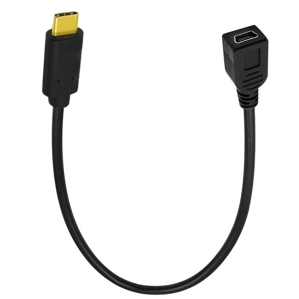 USB-C to Mini USB adapter cable different connector types