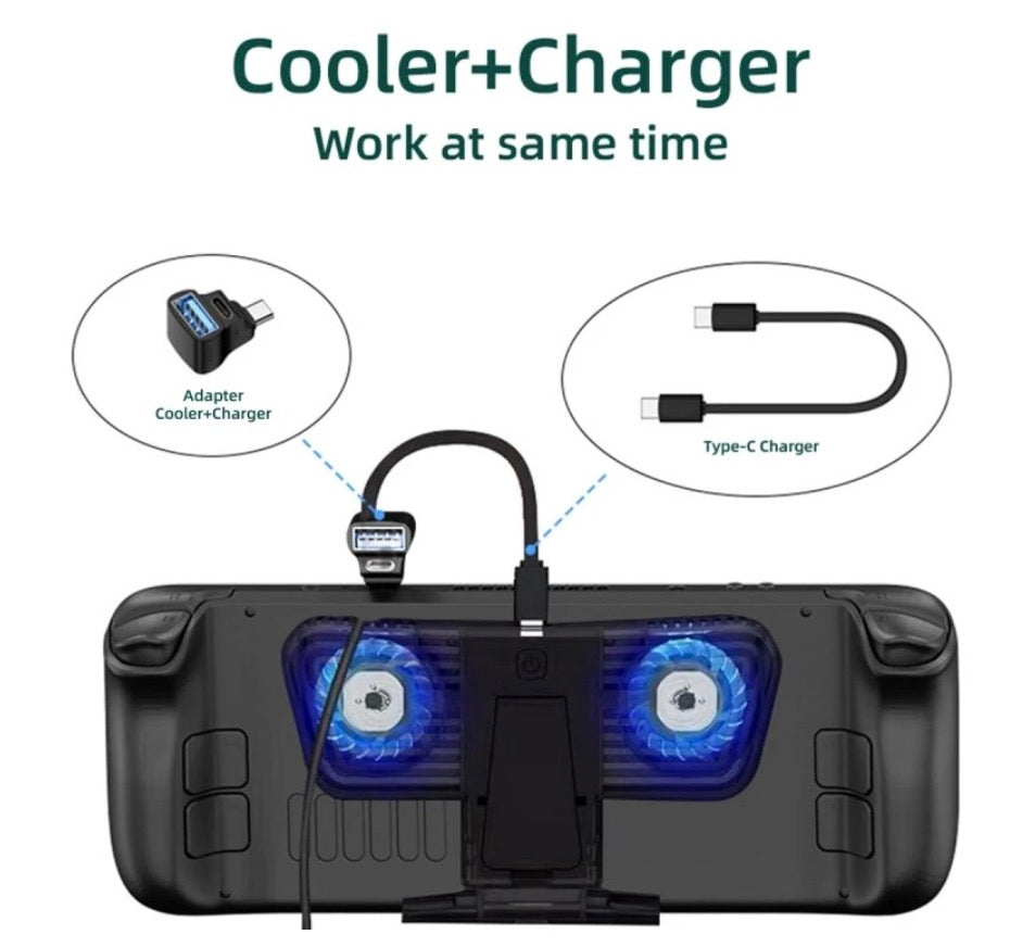 USB C OTG splitter adapter connected to smartphone while charging and using USB accessories