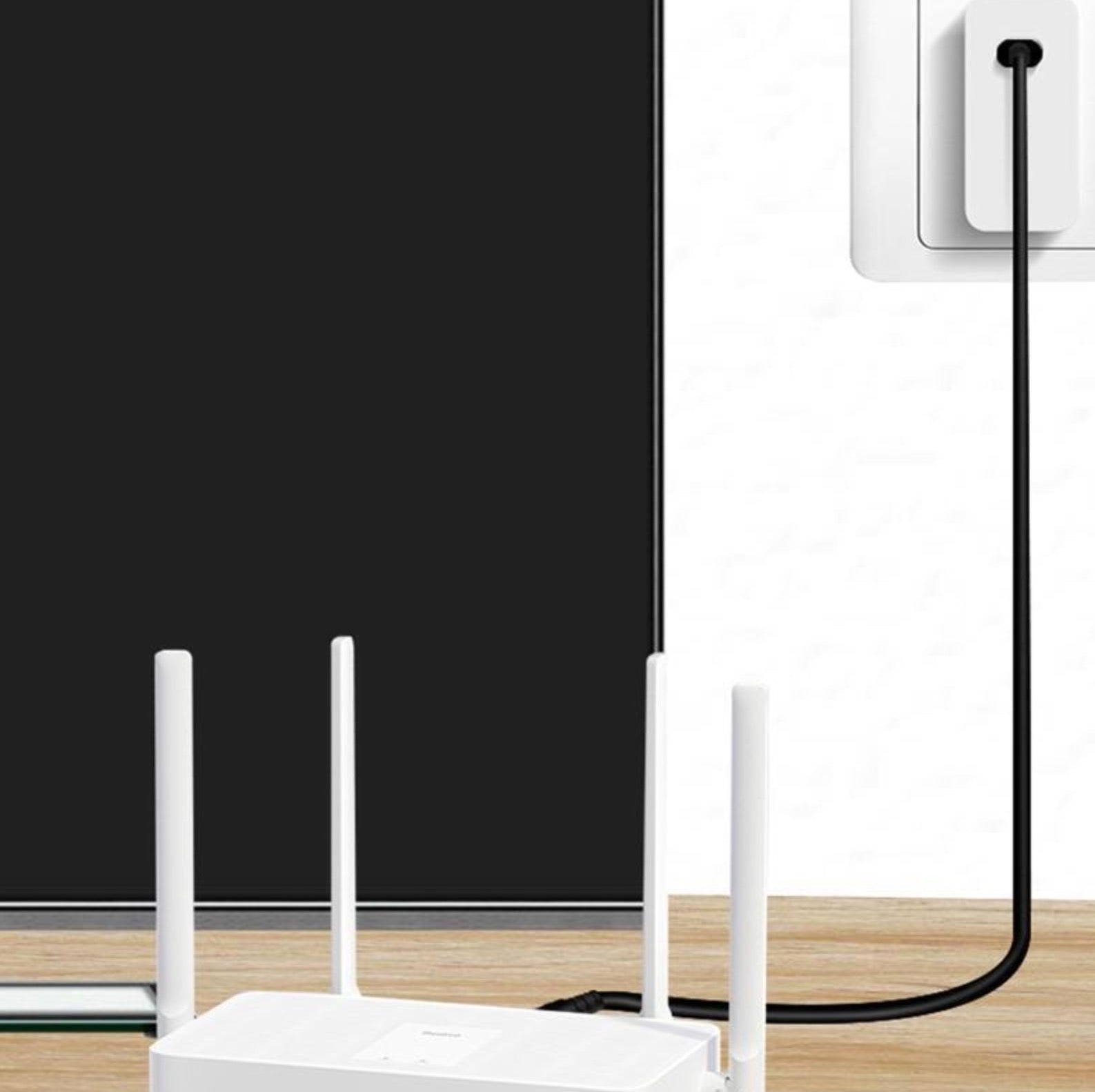 USB C to 3.5mm x 1.35mm DC power cable connected to compatible electronic equipment