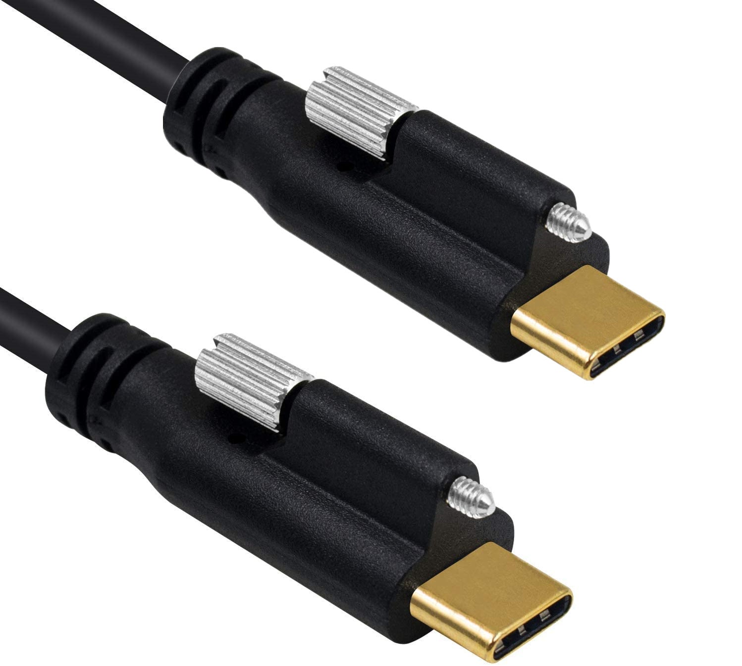 USB C panel mount extension cable with 4K video support
