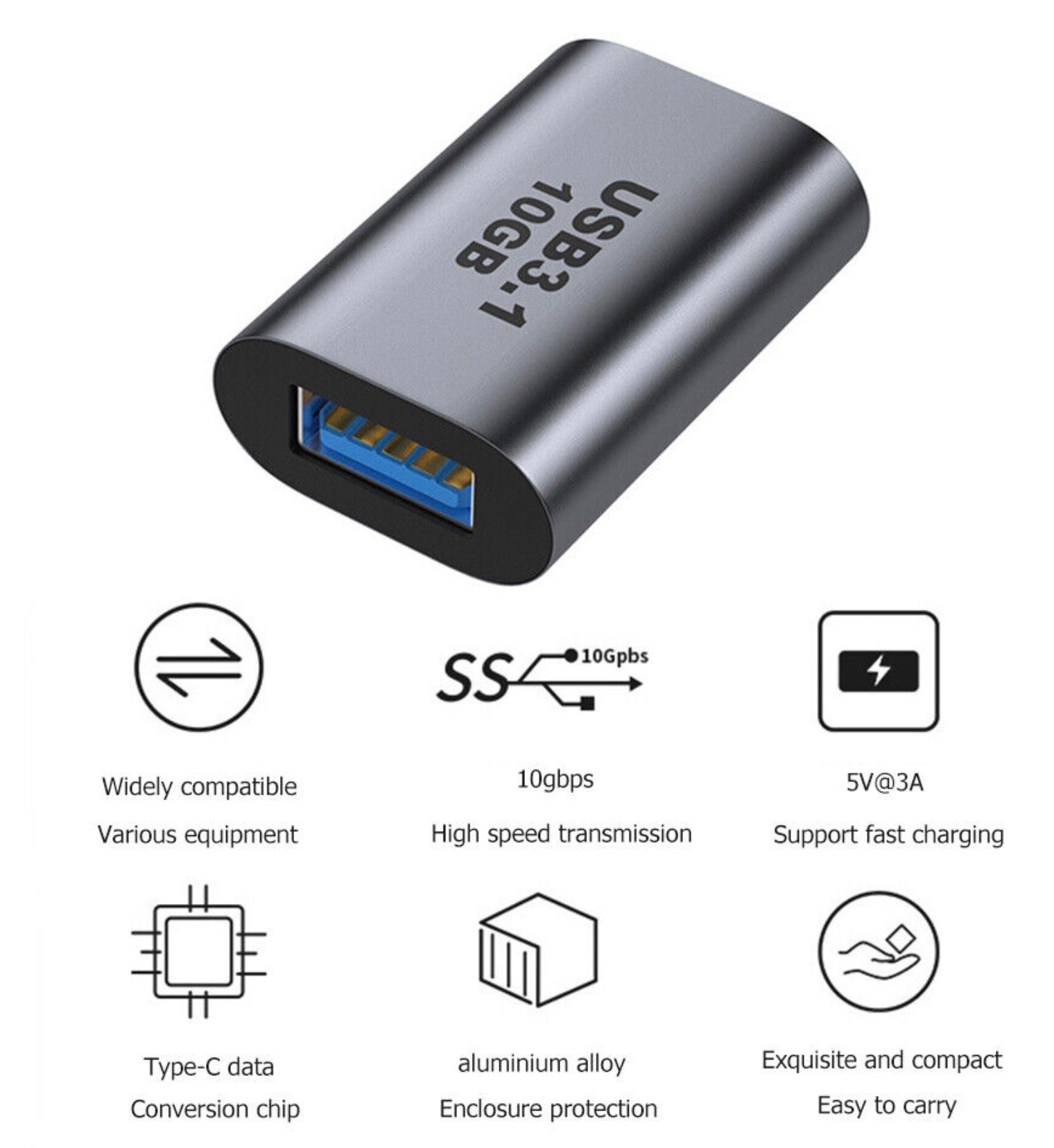 USB C peripheral connector adapter for laptops and accessories