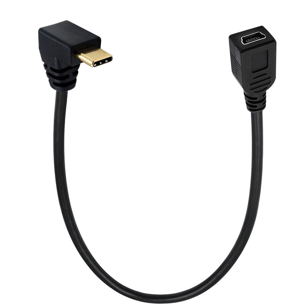 USB-C to Mini USB B female adapter cable