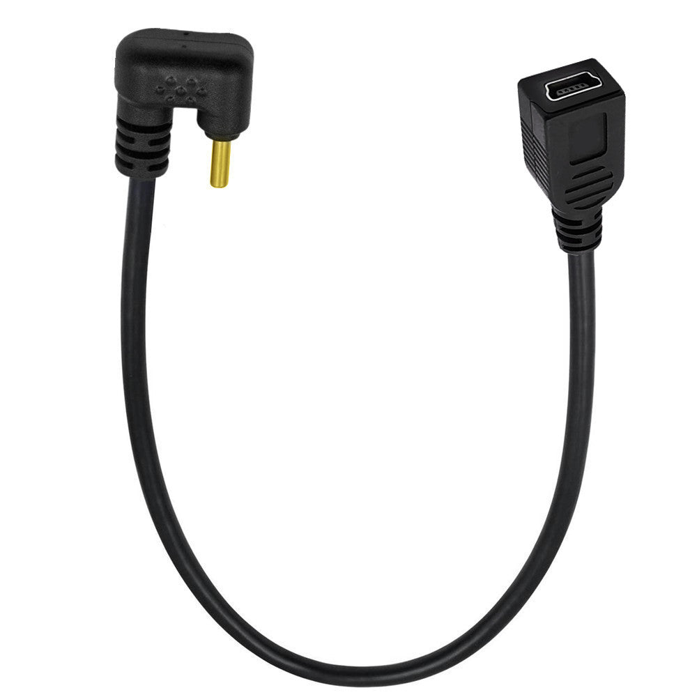 USB-C to Mini USB cable connected to camera devices
