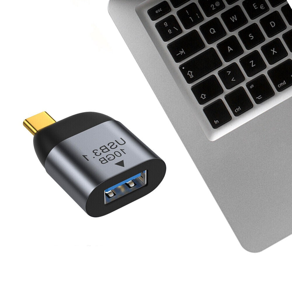 USB C to USB A converter adapter with aluminium alloy housing