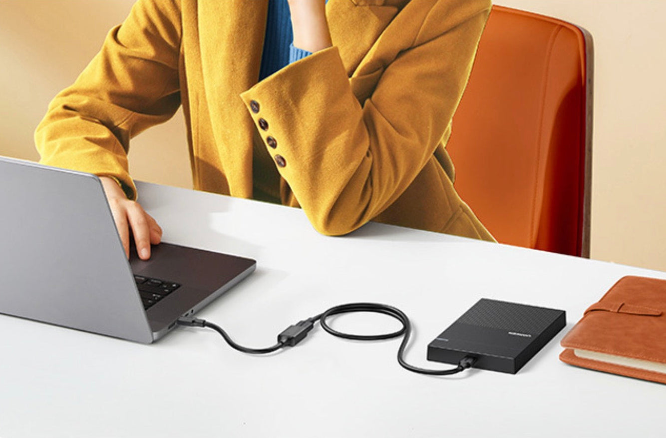 USB-C male to USB 3.0 female adapter used with mobile devices and USB accessories