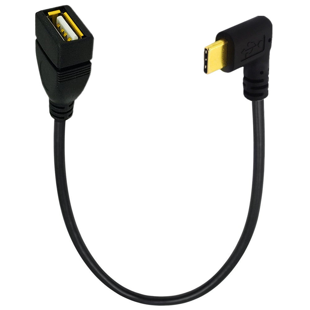 USB-C to USB-A straight adapter cable