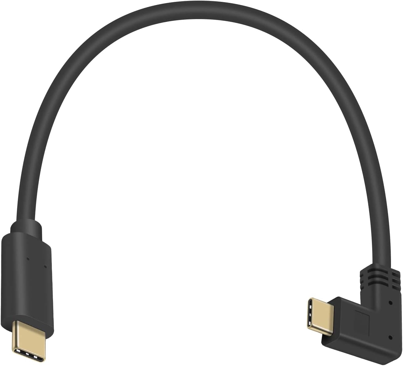 USB-C to USB-C 60W fast charging angled cable