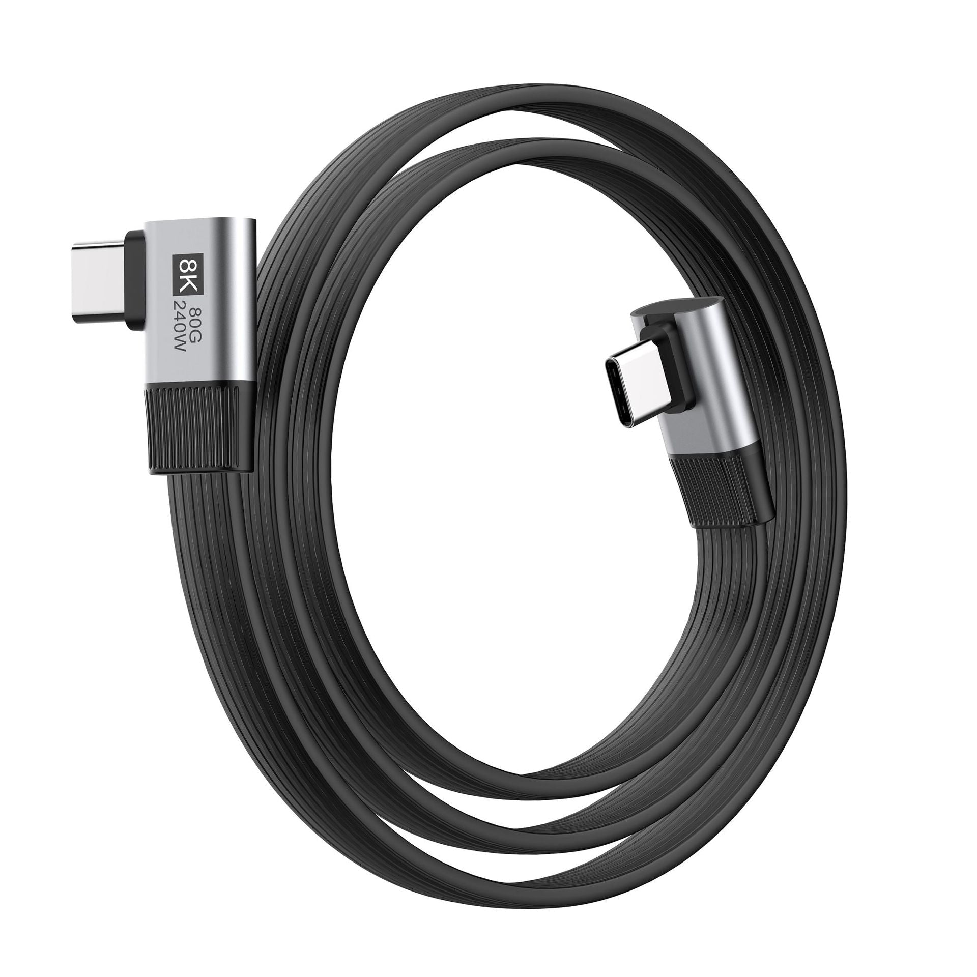 240W PD fast charging USB-C cable with metal connectors