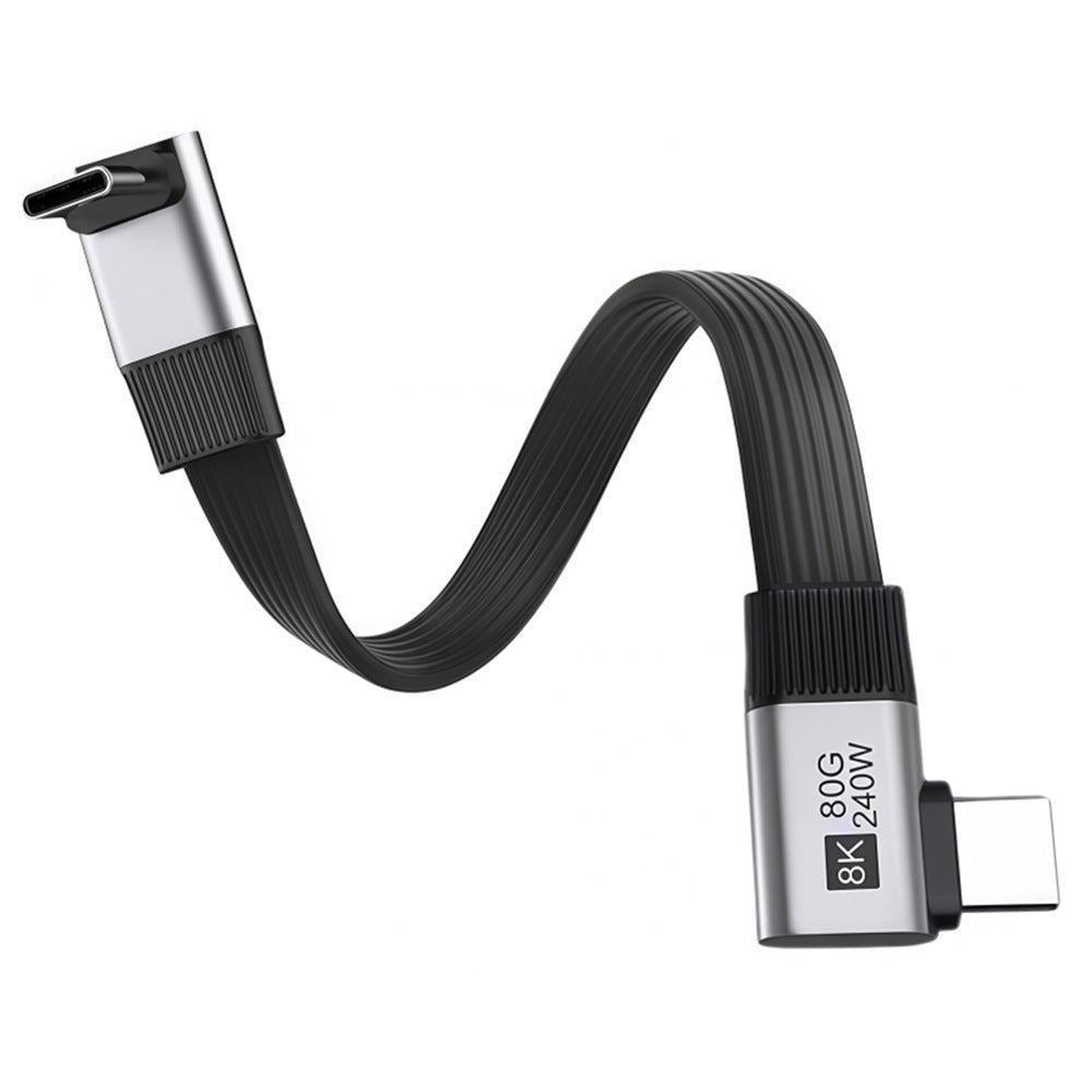 240W PD fast charging USB-C cable with metal connectors