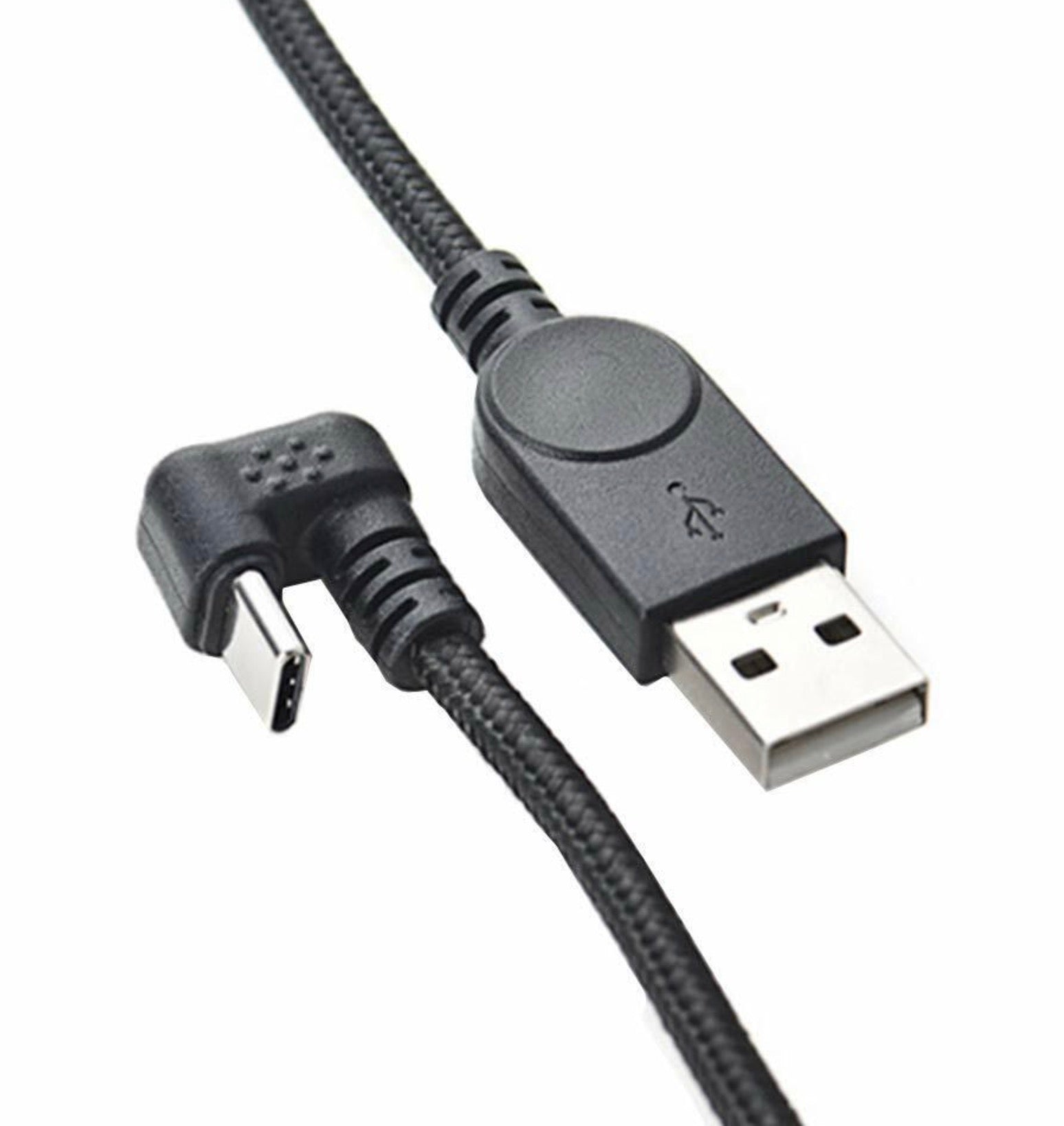 USB C U shape connector designed to reduce cable bending and strain