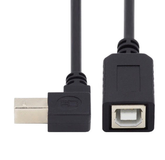 short usb printer extension cable type b male to female
