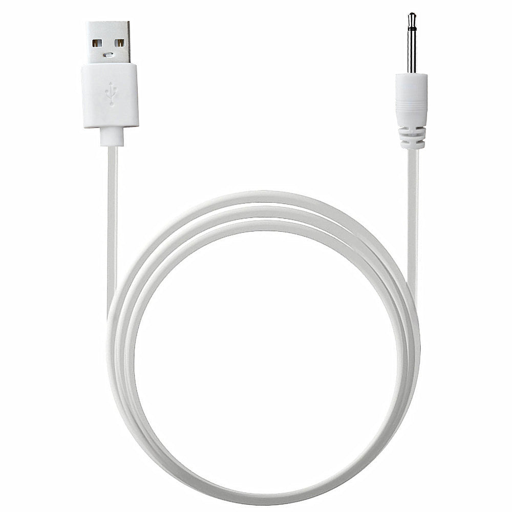 USB to 2.5mm DC charging cable white