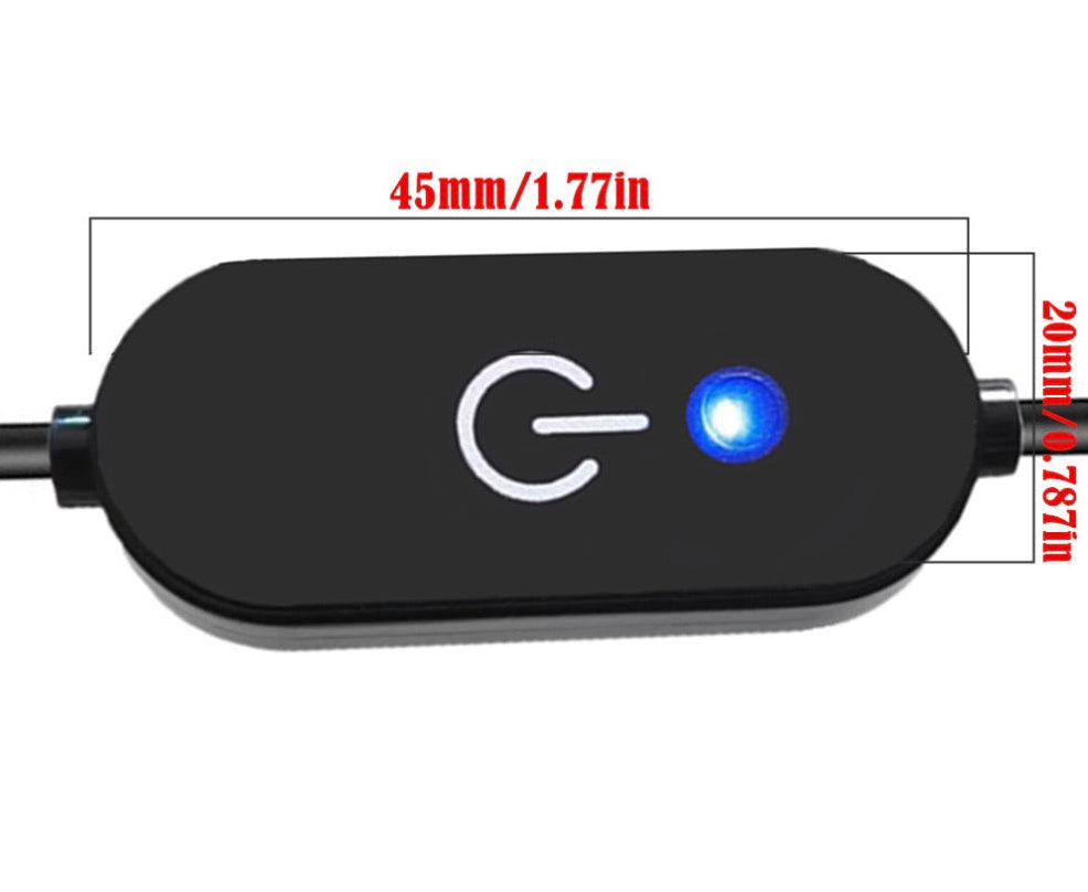 USB touch control dimmer switch for LED strips and USB powered lighting