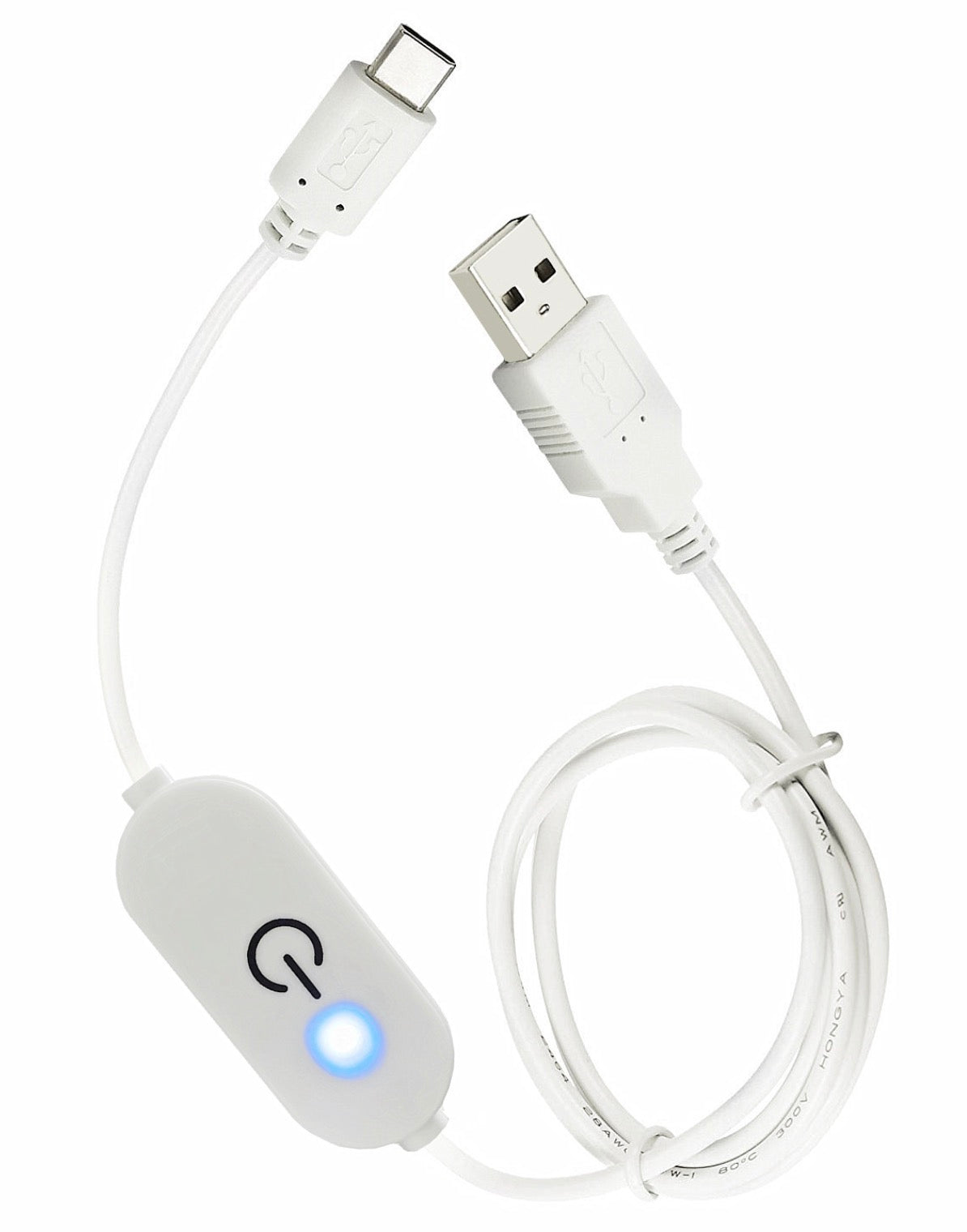 USB touch dimming cable supporting LED lighting up to 5V 3A