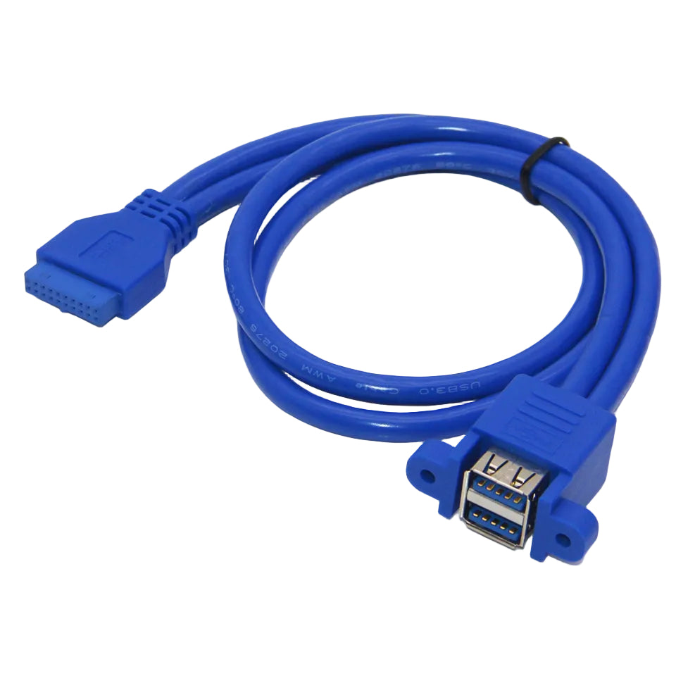 Overview of the USB 3.0 motherboard panel mount extension cable