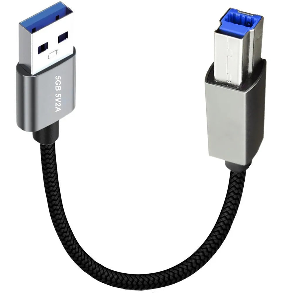 Close-up of the USB 3.0 Type-B connector