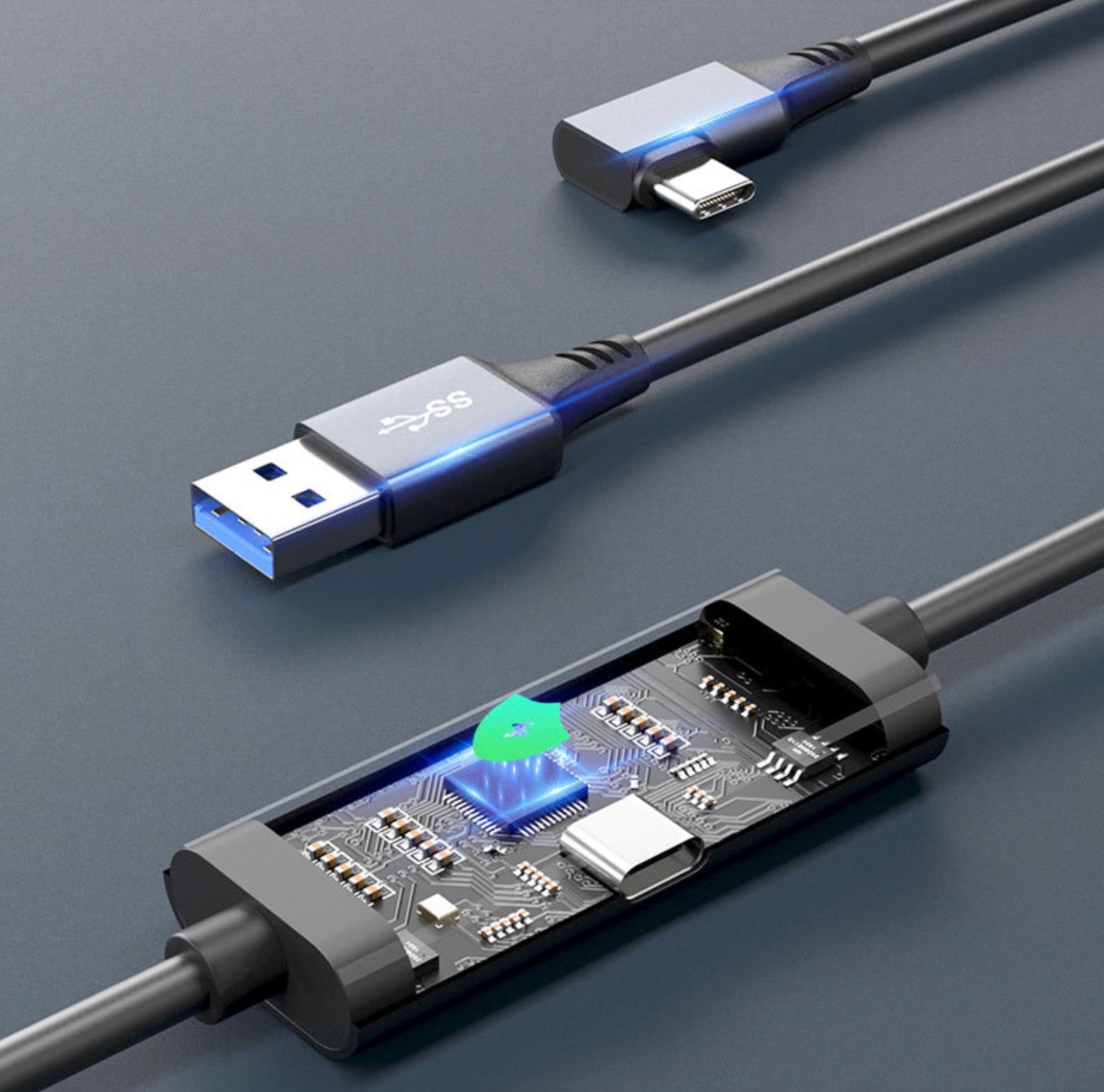 USB 3.0 VR Link cable designed for high-speed gaming performance